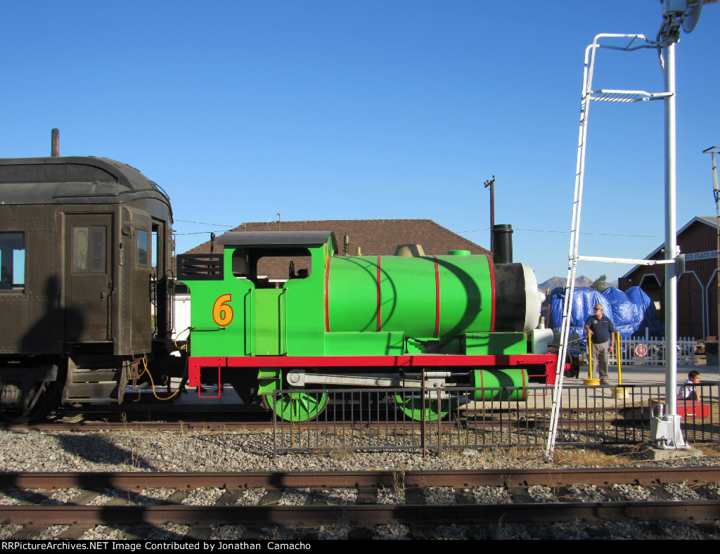 PERCY 6 standing by at Cottonwood station